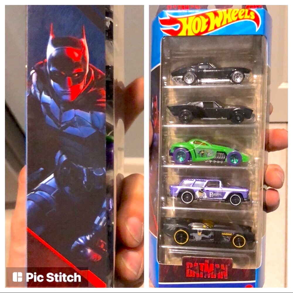 🥳HP🎉DC Batman Hot Wheels 5 pack